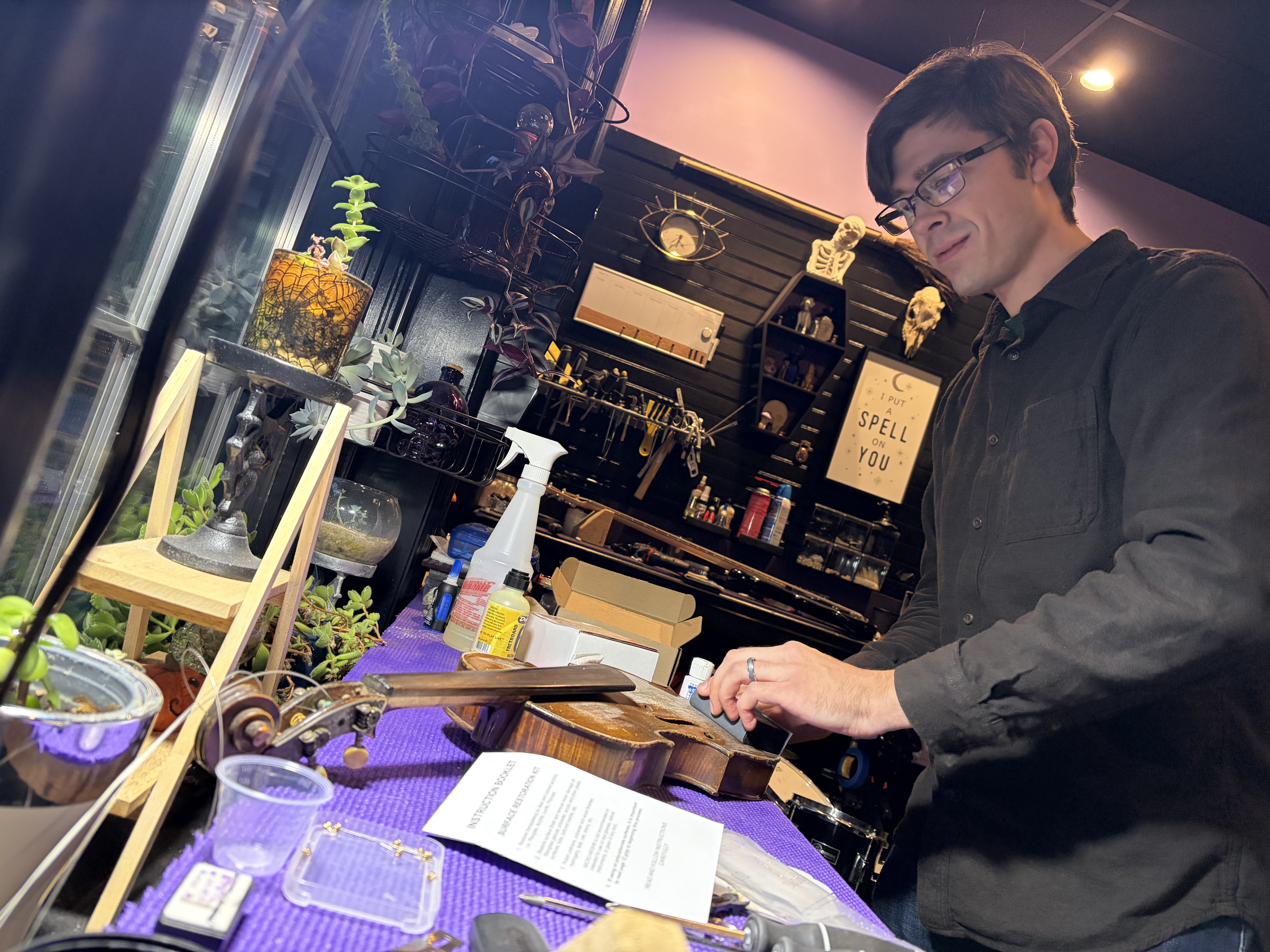 Restoring an old instrument